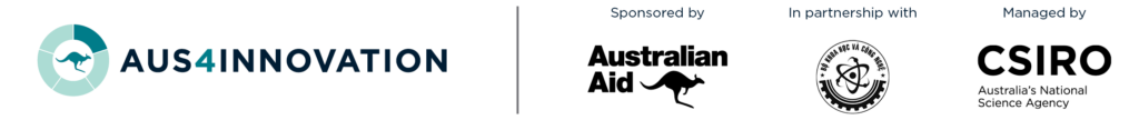 Partner logos: Aus4innovation, Australian Aid, Ministry of Science and Technology of Vietnam and CSIRO